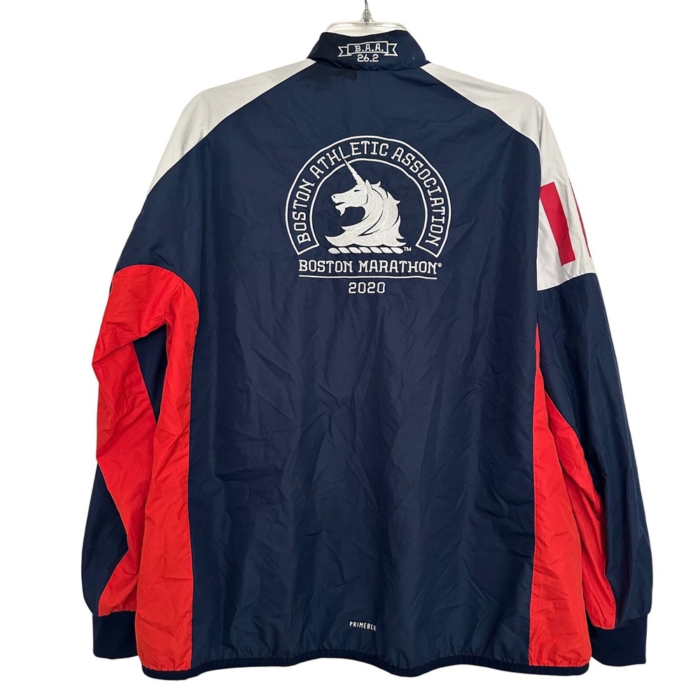 Adidas 2020‎ Boston Marathon Primeblue Aeroready XL Track Jacket Running